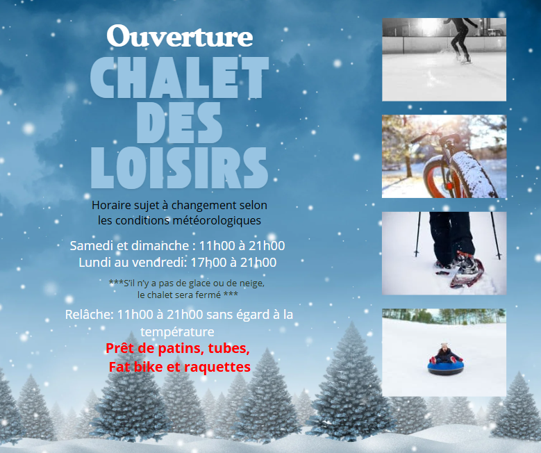 Ouverture du Chalet des loisirs